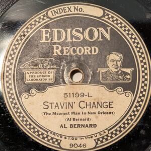 Vintage 78 Record LP Album Disc Shellac Vinyl Jones Hare 51199 Al Bernard